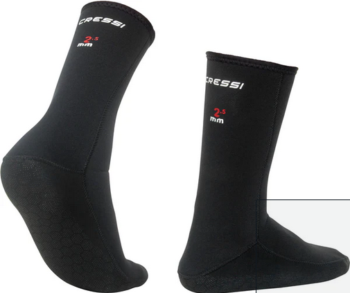 Cressi Sub Calzari Orata Nero mm. 2.5 taglia L 42/43